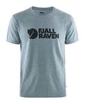 FJALLRAVEN Men's Logo T-shirt M T Shirt, Uncle Blue-melange, XL UK