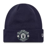 New Era Winter Cuff Beanie - Rubber Manchester United Navy