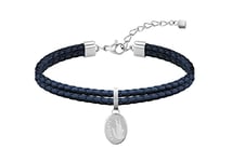 Lacoste Women's SNEAK Collection Leather Bracelet Navy Blue - 2040055