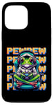 iPhone 13 Pro Max Cute Gaming Frog Pew Video Game Graphic Men Boys Kids Women Case