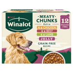 Winalot Wet Dog Food Pouches Meaty Chunks In Jelly