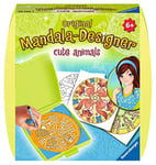 Ravensburger – Mandala Designer – Mini – Dessin – Loisir créatif – Kit voyage – Pochoir – Cute Animals – Animaux mignons – Enfant – Dès 6 ans – 29766 – Version française