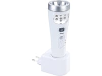 Plug-In Lampe For Maximex Sokkel Led Nattlampe Med Bevegelsessensor, 2 I 1, Lommelykt