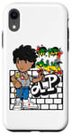 Coque pour iPhone XR Hip Hop Danse Break Dance Printemps été Street Playground