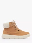 SOREL Explorer III Waterproof Suede Lace Up Boots, Tawny Buff/Sea Salt