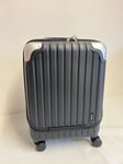 LEVEL8 Black Extendable Carry On 20" Suitcase,, Laptop Pocket rrp£150