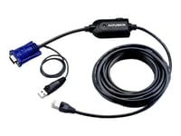 Aten Ka7970 Usb Kvm Adapter Cable (Cpu Module) - Tangentbords-/Video-/Muskabel - Rj-45 (Hane) Till Usb, Hd-15 (Vga) (Hane)