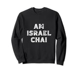 Am Israel Chai Bible Jewish Lives Matter Hebrew Shalom Peace Sweatshirt