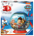 Ravensburger - Puzzle 3D Ball - Pat'Patrouille - A partir de 6 ans - 72 pièces numérotées à assembler sans colle - Support inclus - Diamètre : 13 cm - 12186