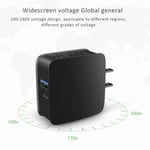 Fast Quick Charge Qc 3.0 Usb Wall Charger Adapter Plug For Iphon B Europa Black