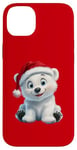 Coque pour iPhone 14 Plus Holiday Polar Bear