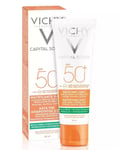 Vichy Capital Soleil Mattifying 3 in 1 SPF50 50ml Shine Control Ptotective Care