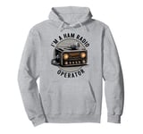 I'm a Ham Radio Operator Enthusiast Vintage Style Pullover Hoodie