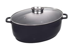 Cocotte fonte d' aluminium anti adhérant maxi volume 11L BAUMALU JUMBO