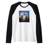 Teen Wolf Scott Howard Classic Movie Poster Vintage Raglan Baseball Tee