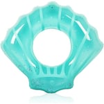 Anneau de Natation Shell, Bouée Gonflable de Piscine,Anneau de Natation ​Gonflable avec Paillettes en Forme ​de Coquille Durable et Sécuritaire