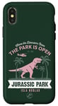 iPhone X/XS Jurassic Park T-Rex Where The Dinosaurs Roam Touristy Retro Case