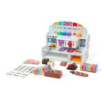 Melissa & Doug Wooden Chocolate Factory Pretend Play Set, Play Food Candy Maker for Boys and Girls