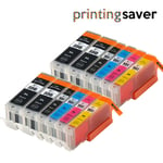 12 Ink Cartridge For Canon Pixma Ip8750 Mg5650 Mg6350 Mg7150 Mx925 Ix6850 Mg5550