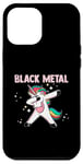 Coque pour iPhone 15 Pro Max Black Metal et Death Metal Headbanger Rock Heavy Music