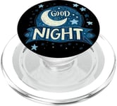 Tenue de sommeil cool avec bonne lune de nuit PopSockets PopGrip pour MagSafe