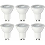 GU10 LED-spotlightlampa, 4,7 W, varmvit, 6-pack - Fei Yu