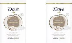 Dove Coconut and Cacao Restoring Care Bath Salts with Skin-Natural Moisturisers