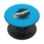 Le ciel n'est pas votre limite Bitcoin Rocket PopSockets PopGrip Adhésif