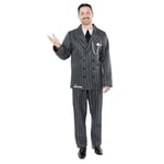 Amscan - Costume Gomez, la famille Addams, Wednesday, Horreur, Halloween, Carnaval