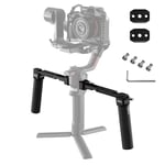 SIRUI Dual Handgrip pour DJI RS 4/RS 4Pro/RS 3/RS 3 Pro/RS 2/RSC 2/Ronin-S/Ronin-SC,Poignée de Cardan pour la Série Ronin avec Rails NATO, Cold Shoe(AM-DSH)