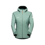 Mammut Rime Light in Flex Doudoune à capuche pour femme (1 pièce), Jade-Dark Jade, XL