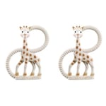 Sophie la Girafe - Caoutchouc - Fresh Touch - Anneau de dentition Fresh, Blanc (Lot de 2)