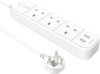 Smart Plug Tenda SP15 Smart Power Strip wifi Plug Alexa & Google, Surge Protect