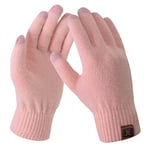 Bequemer Laden Femmes Hiver Chaud Gants Tactiles Thermique Tricot Gants de Travail Cadeau Femme pour Temps Froid avec Doublure Polaire