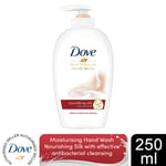 Dove Moisturising Hand Wash, Nourishing Silk for Silky & Soft Hands, 250ml