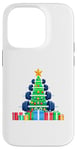 Coque pour iPhone 14 Pro Christmas Tree Haltère Poids Haltérophile Gymnase