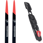 ROSSIGNOL Pack ski de fond Rossignol Delta Comp R-skin 23 + Fixations Mixte Noir / Rouge Blanc taille 176 2023