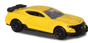 Majorette Chevrolet Camaro Yellow Street Cars 1:64 Scale 3 Inch Toy Car