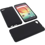 Bag For Alcatel A50 Phone Case Protection Cover TPU Rubber Case Black