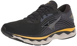 Mizuno Men's Wave Sky 6 Running Shoe, Black-tradewinds, 7 US Wide