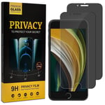 2x Contre Spy Vue Film de Protection pour IPHONE Se 2020 2022 Écran des Yeux