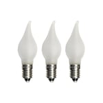 LED Reservlampor frost till ljusstake 3-pack LED 0,2W