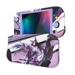 PlayVital ZealProtect Coque de Protection pour Nintendo Switch Lite,Coque Rigide pour Switch Lite,Grip Cover Joycon avec Protection d'écran&Capuchon Joystick&Cap Bouton-Mecha Neko