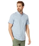 Volcom Men's Everett Oxford Short Sleeve Shirt Button, Wrecked Indigo 1, XL