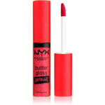 NYX Professional Makeup Butter Gloss Metallic Metallisk læbebehandling Skygge 09 Blood 8 ml