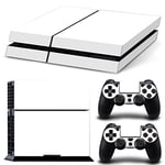 Mcbazel Pattern Series Decals Vinyl Skin Sticker for Original PS4 (Not for PS4 Slim/Pro) All White