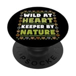 Wild At Heart Keeper By Nature - Zookeeper PopSockets Adhesive PopGrip