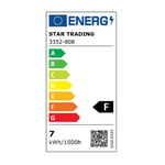 Star Trading LED-Lampa E27Glob 95mm Klar6,5W 700lmDimbarStar