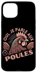 Coque pour iPhone 15 Plus Humour Poule Jardin Poules