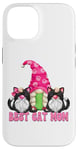 Coque pour iPhone 14 Cute Black Cat Owner Gnome For Women Girls And Best Cat Mom